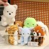 13cm Kawaii Dog Capybara Elephant Rabbit Tortoise Panda Cat Plush Doll Home Table Decoration Christmas Birthday Gifts