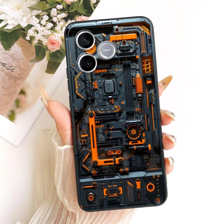 For Honor 600 Lite Case LNA-NX1 Cute Funny Cartoon Cover Shockproof Soft Silicone Case For Honor 500 Smart Honor600 Lite 5G Bags