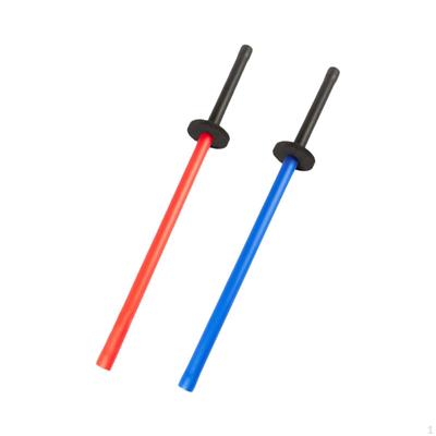 Lot de 2 épées d'entraînement en mousse pour arts martiaux Équipement avec rembourrage épais Bâton d'entraînement Kendo Escrime