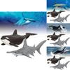 Stunning Pvc Sea Animal Model Set Featuring Orcas Dolphins Whales Sharks And Turtles