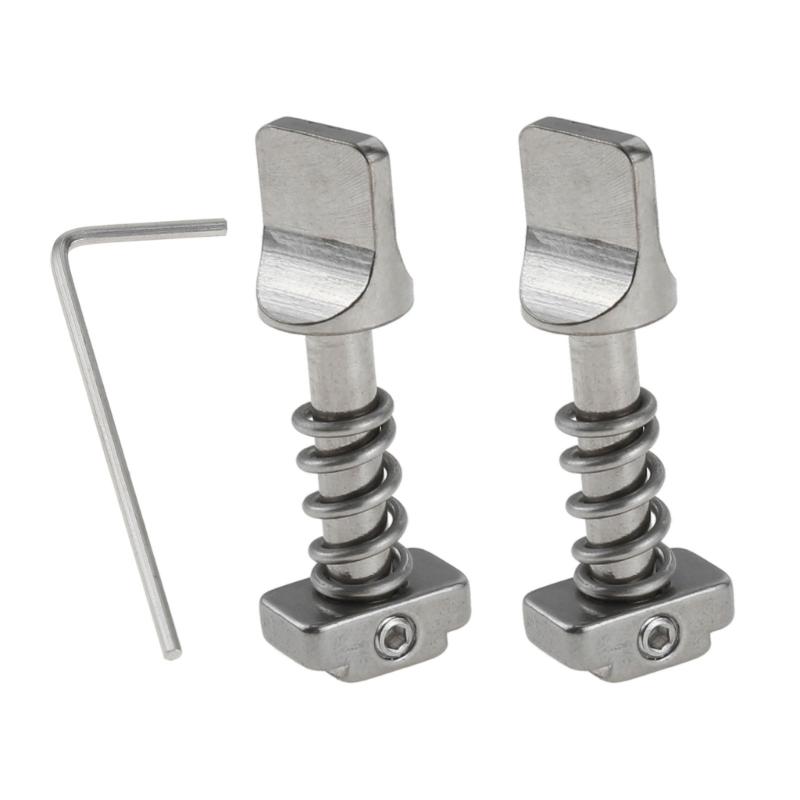 2Pcs Long Board Finned Screw Stainless Steel Surfboard Screws Replacement Hardware Quick Snap Screw Finned Part