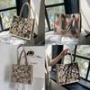 Street Style Linen Tote Bag With Magnetic Closure For Casual Daily Use