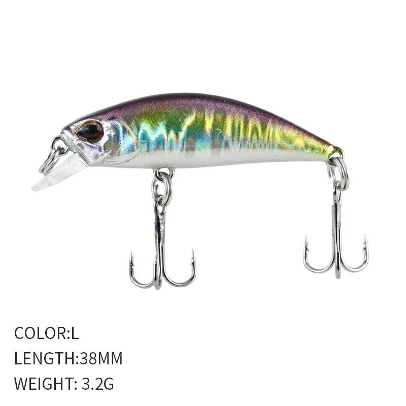 38Mm 3.2G Mini Sinking Minnow Fishing Lures Jerkbaits Peche Artificial Bait Wobbler Lure For Trout Bass Carp Fishing