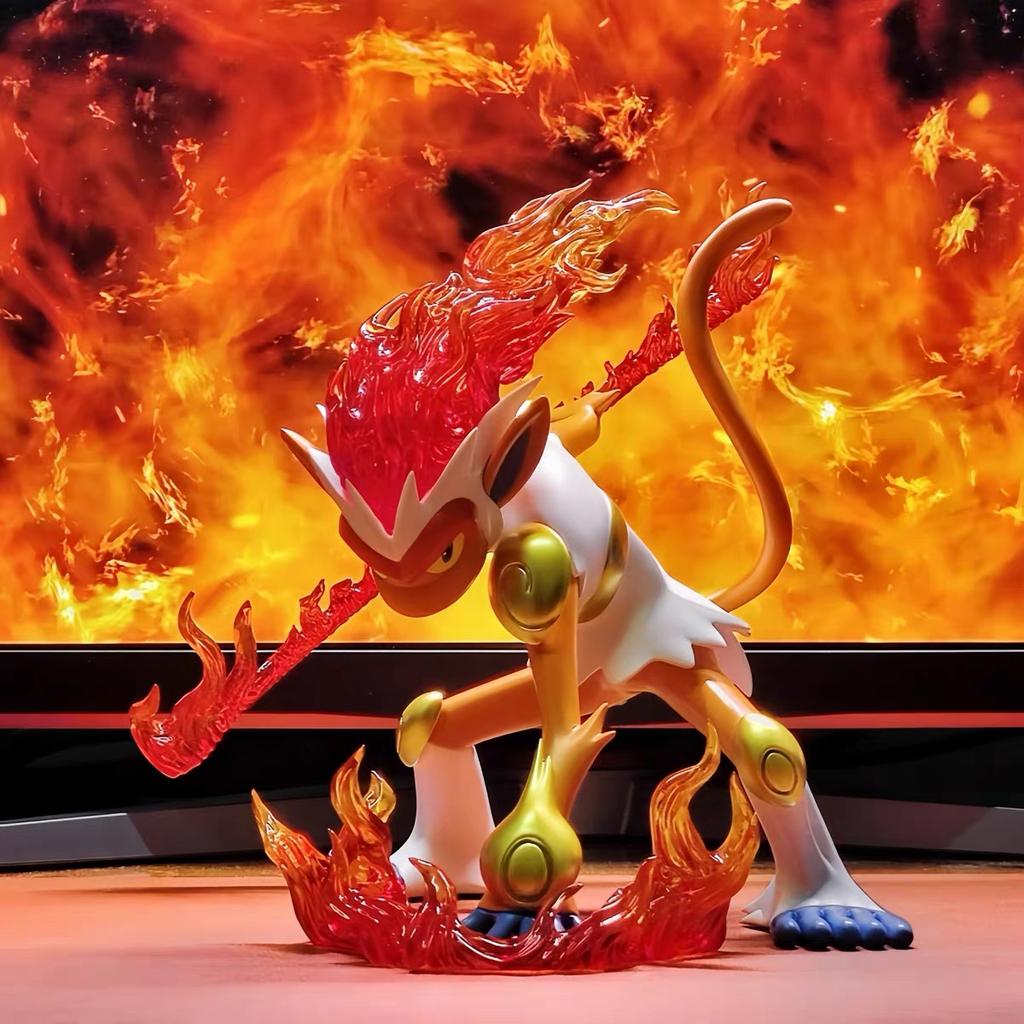 13cm Infernape GK Stereoscopic Atlas Action Figure Collection PVC Model Toy Cartoon Decor Figurine Boy Birthday Gift