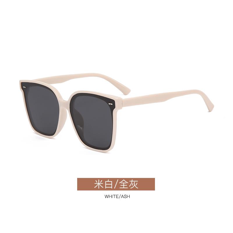 Fashion large frame TR polarized glasses women's high-end versatile UV-proof sunglasses show face small glasses men