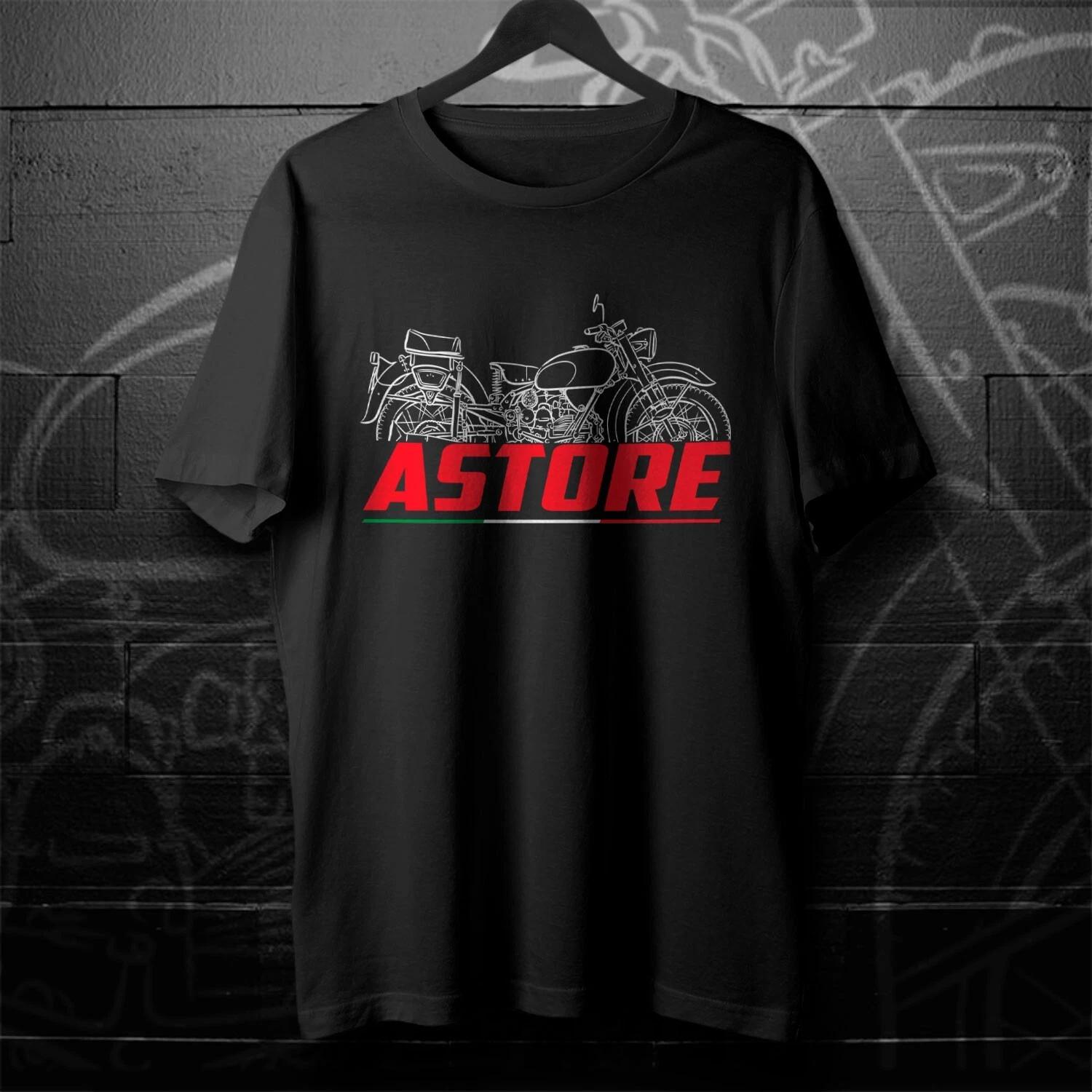 

Black men s and women s T-shirt For Moto Guzzi Astore 1949-1953 Fans XXL