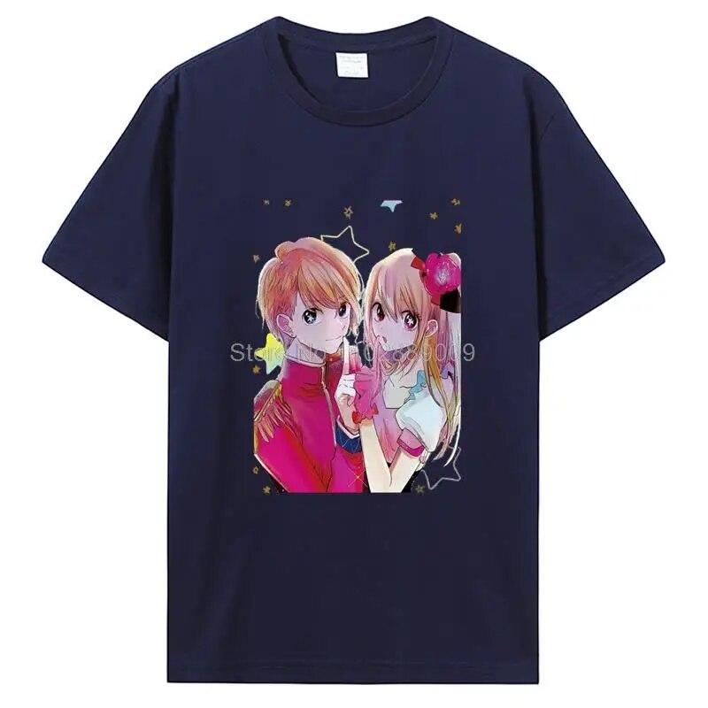 Oshi No Ko Japan Anime Cute Ai Ruby And Aqua футболка женские футболки унисекс Kawaii — фото 15