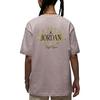 Jordan SS25 Drop Shoulder Sleeve T Shirt Women's Gray Purple IF0380-019