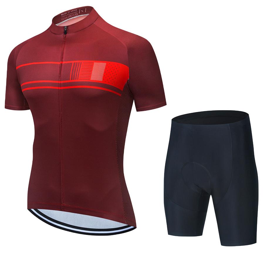 2025 Pro Cycling Set Summer Cycling Jersey Set Bike Cycling Clothing Breathable MTB Bicycle Sportswear Suit Men Cycling Clothes