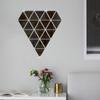 Acrylic Mirror Equilateral Triangle 15CM Combination Creative Wall Sticker Living Room Sofa Back Wall Decorative Painting