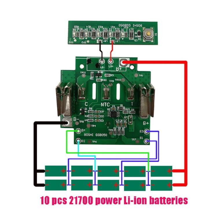 MultiFunctional Circuit Protections Module for 18V BAT610 BAT609 BAT618 Lithium Batteries Intelligent Current Regulation
