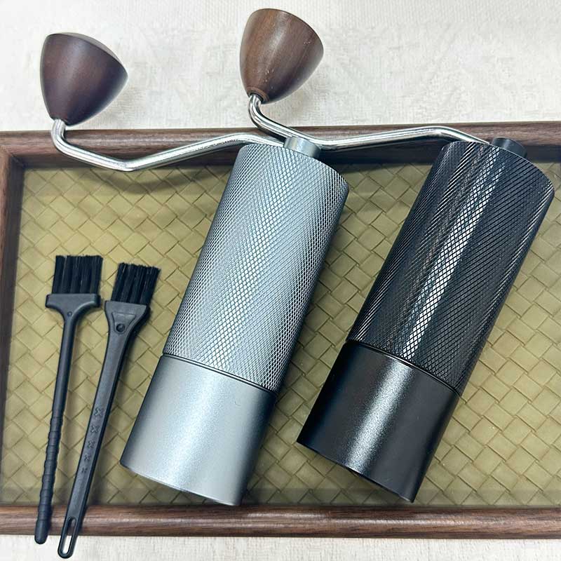 Handgekurbelte Kaffeemühle Ganzmetallgehäuse Kaffeemühle Haushalt Stahlkern Handgekurbelte Kaffeemühle