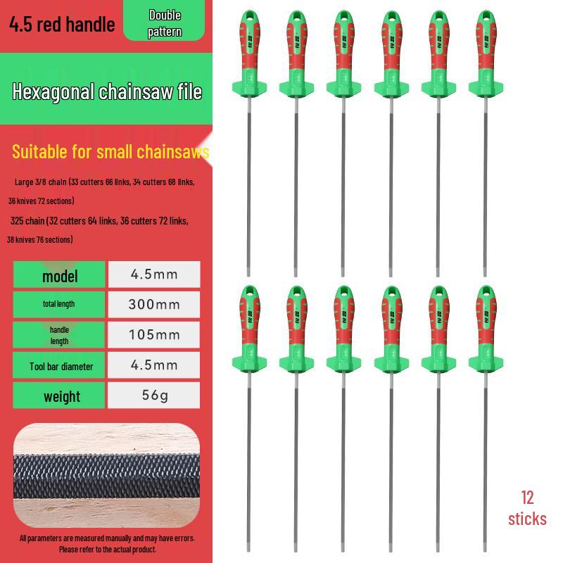 Sechskant Kettensägenkettenschleife Werkzeug - Handgeführter Sägezahnschärfer