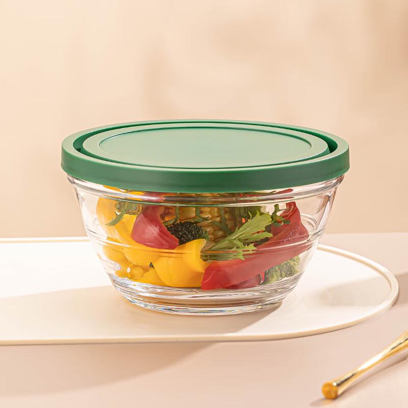 Leweishi Ledo Glas Salatschüssel Set