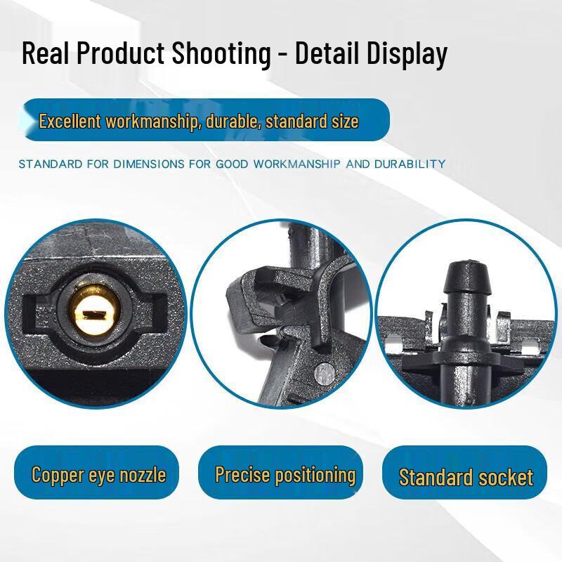 Geely EC8, Eagle GX7, Englon SX7, GX9, Vision X6 Wiper Nozzle & Hood Sprayer Adjustable Nozzle 1 pc (+tube+screwdriver)