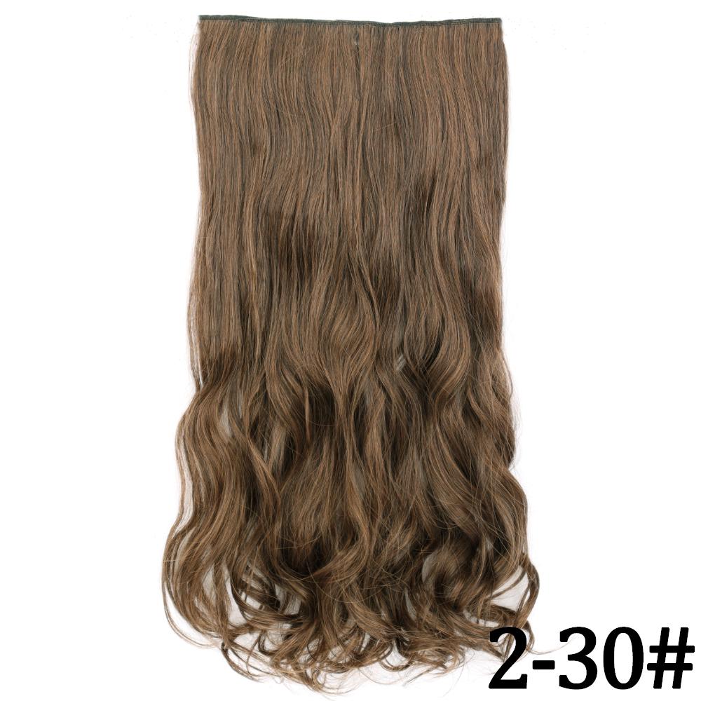 MERISIHAIR Women Fashion Long Straight Synthetic Fiber Hair Extensions 5 Clips Invisible Hairpiece for Daily Wear