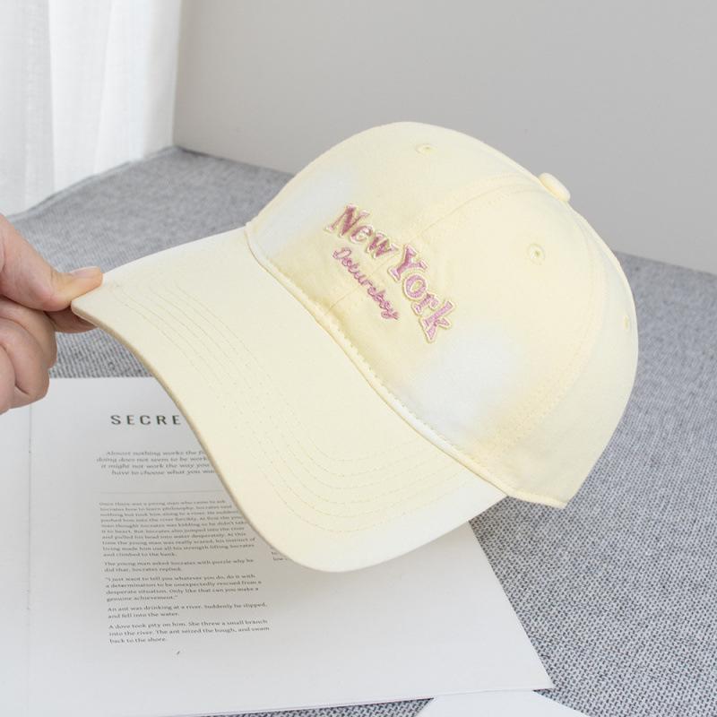 Spring And Summer American Retro Letter Embroidered Baseball Cap Female Street Trend Face Small Peaked Cap Male