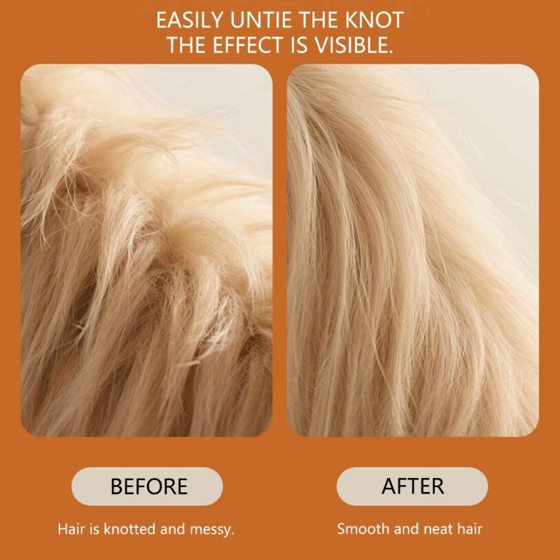 Pet Deshedding Brush With Massage Function Sprayer Dog Grooming Tool For Shedding Control And Coat Care