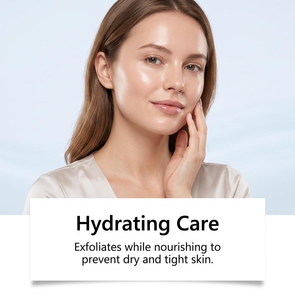 Facial exfoliating essence, gentle cleansing old dead skin, brightening, moisturizing, light, easy to absorb essence