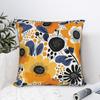 Pillow Case Colorful Floral Blue Orange Comfy  Pillow Cover For Wedding Party Home Decor Morden Pillowcases