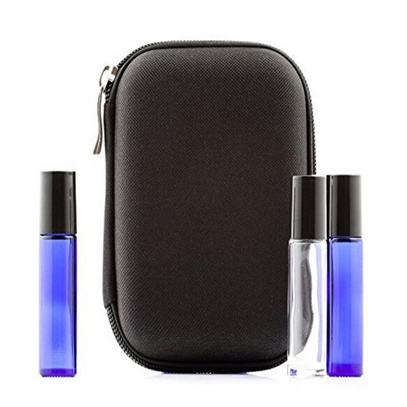 1pc 10 Slots Of 10ML-15ML Universal Essential Oil Storage Bag Aroma Oil Bottle Organizer Travel Carrying EVA Box Makeup Case