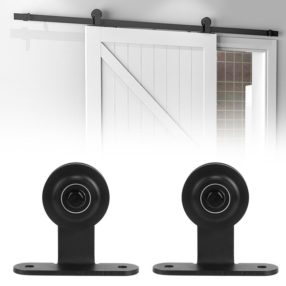 

1 Pair Sliding Door Agricultural Greenhouse Door Hanging Rail Wheel Hardware for Barn Door