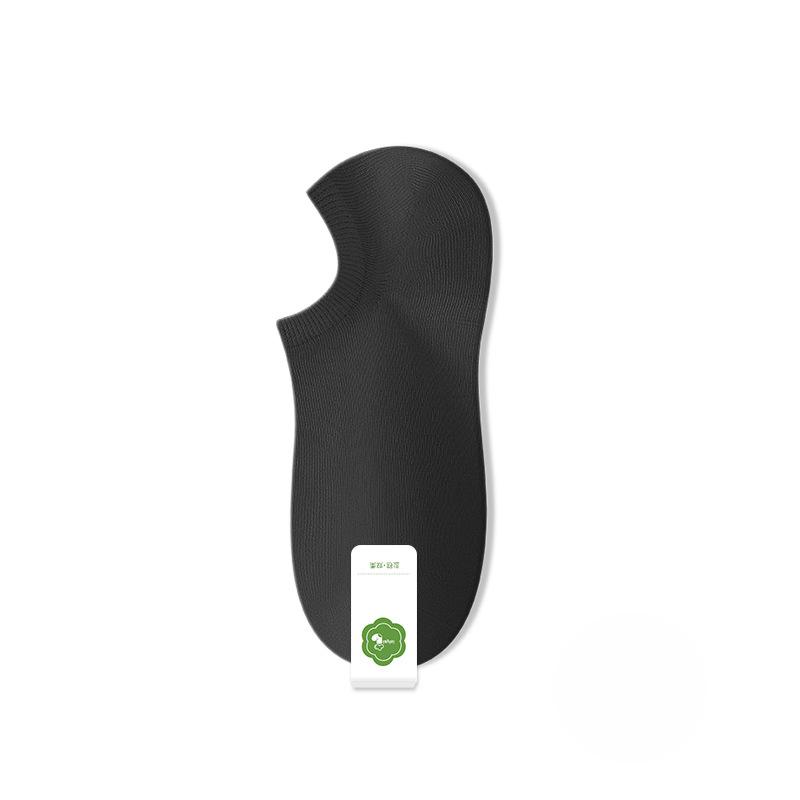 Female Spring and Summer Cotton Sweat Absorbing Invisible Not To Drop with Boat Socks