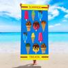 Seaside Beach Pineapple Beach Towel 3D Print Microfiber Soft Water Absorbing Breathable For Adult Kids Swimming Bath Towel