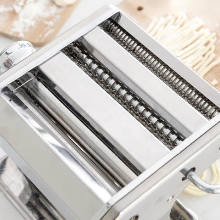 MODEZVOUS - Machine Pates Manuelle - Laminoir Inox avec RECETTES