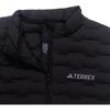 Adidas 800 Fill Solid Color Logo Stand Collar Outdoor Sports Down Vest Men Vests Black IT8695