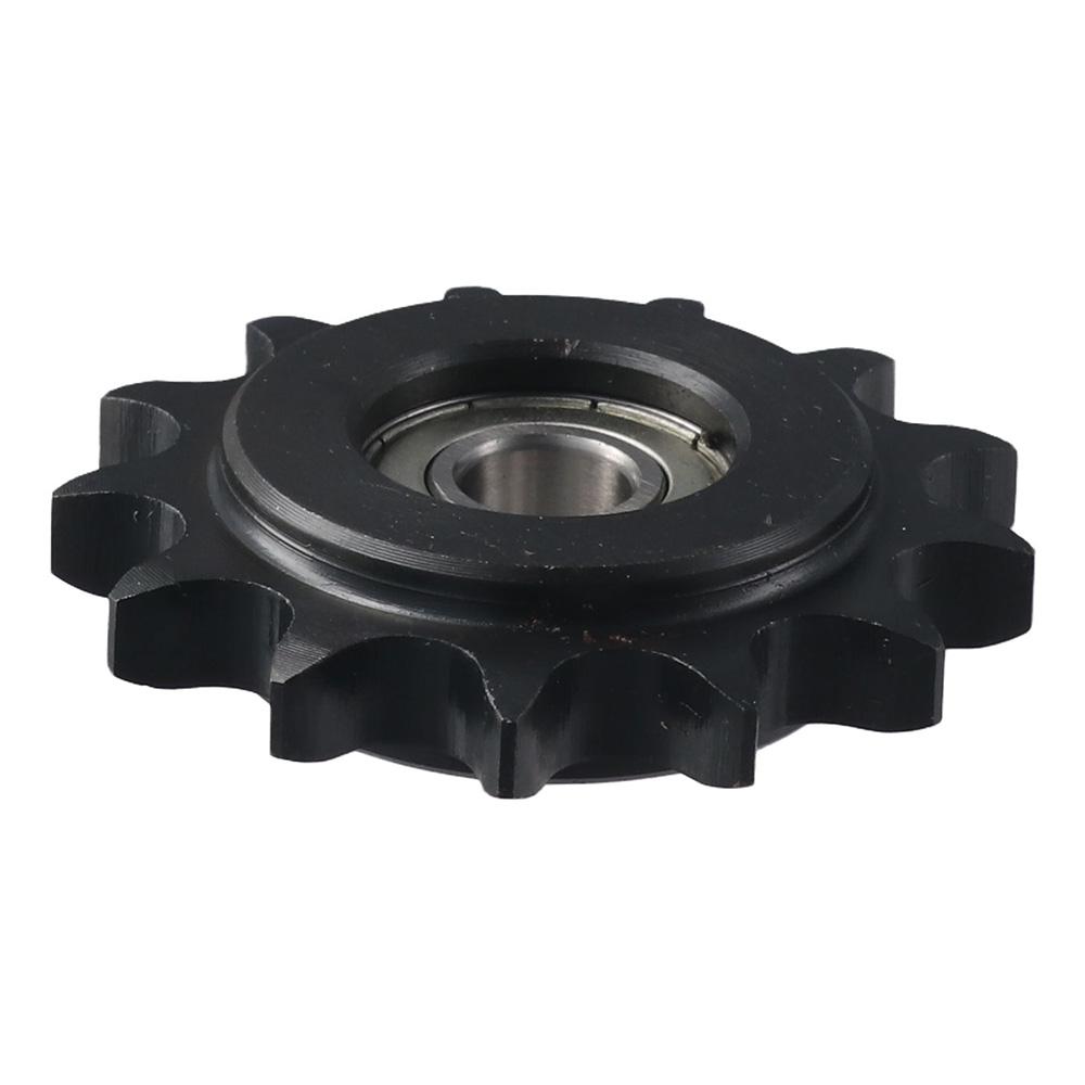 10mm Bore 1/2" Pitch Chain Idler Sprocket Bearing Circlip for ISO 08B Chains Machinery Transmission