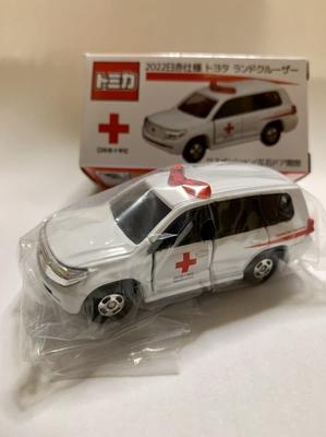 Tomica Toyota Land Cruiser 2022 Japanese Red Cross Blood Donation