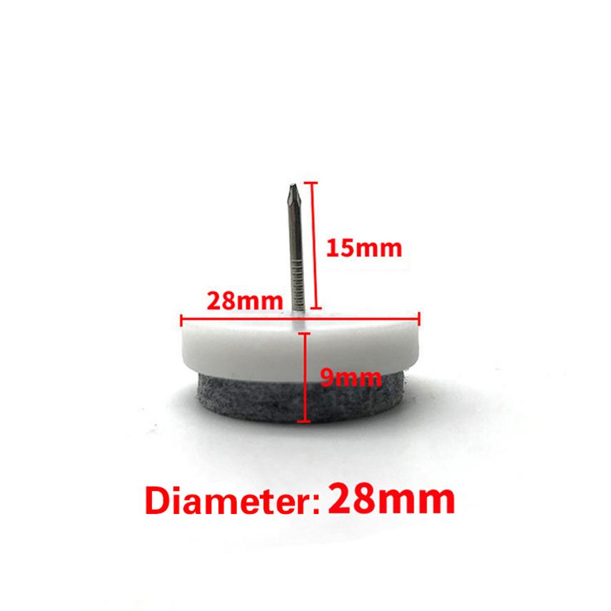 30 Pcs Felt Nails Anti Slip Foot Furniture Table Pads Legs for Furniture Wood Floor Protector Chair Stoppers Felt Glides