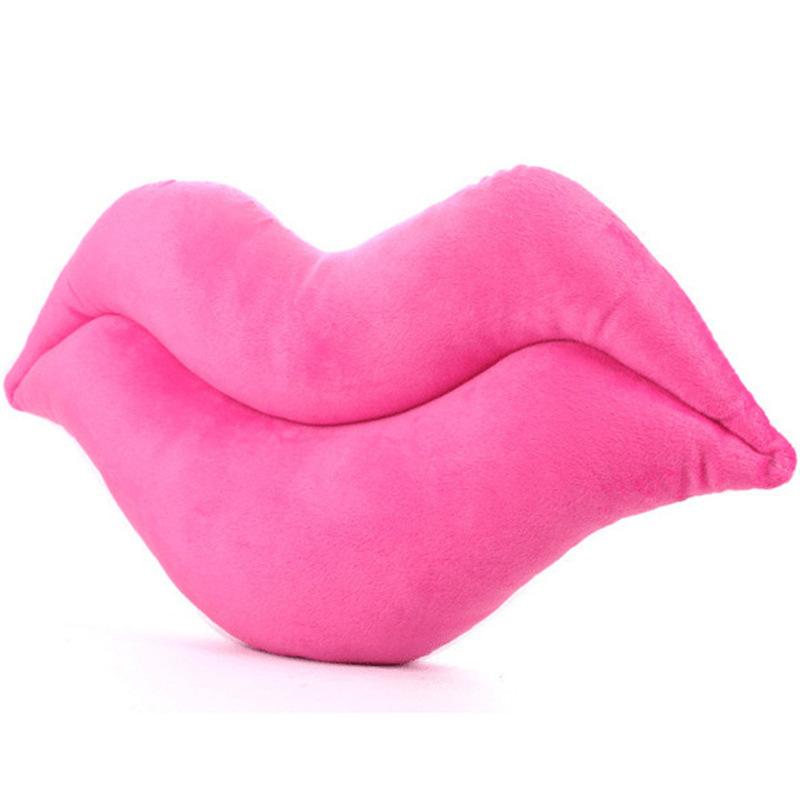 

Beautiful Sexy And Red Lip Pillow Office Pillow Children Doll Home Decoration 20cm/7.87in розовый