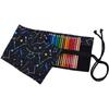 Rollable Pencil Bag For  Pencils Pen Holder Canvas Wrap Bags Organizer Pencil Case School Pencil Holder Case