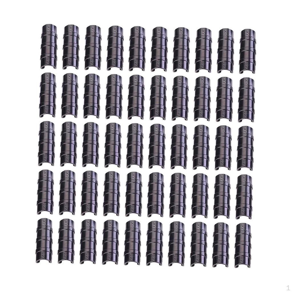 50 Pieces Greenhouse Film Clamps Frame Pipe Tube Clamp Reusable Fixing Buckle Shading Net Fixed