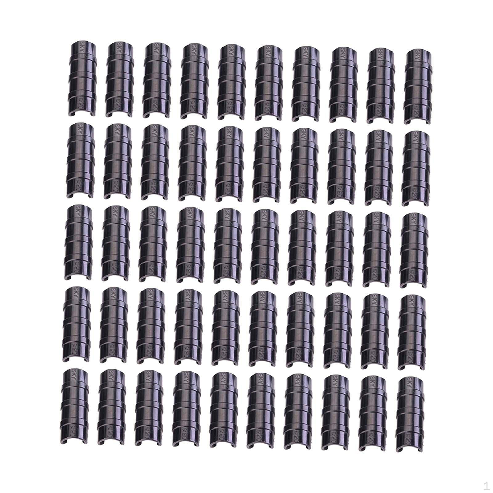 

50 штук Зажимы для тепличной пленки Зажим для труб каркаса Многоразовая фиксирующая пряжка Фиксация затеняющей сетки Diameter 20