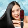 1pcs Therabrush for Hair Innovative Hair Restoring Brush Red and Blue Light Therapy Portable Micro-Current Medicine Massage W5N9