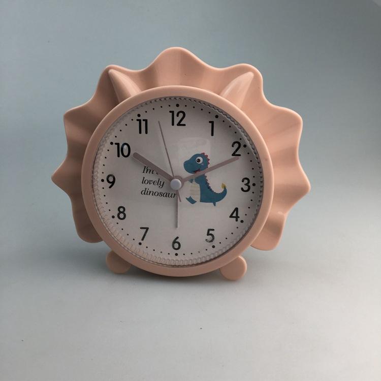Cute styling student Ye Zhong Bedside clock Dinosaur alarm clock Children's learning cartoon clock A309
