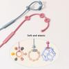 Color Kids 3PC Silicone Pacifier Clips Solid Color Pacifier Chain Cartoon Baby Toys Adjustable Baby Essentials Soft Baby Gift