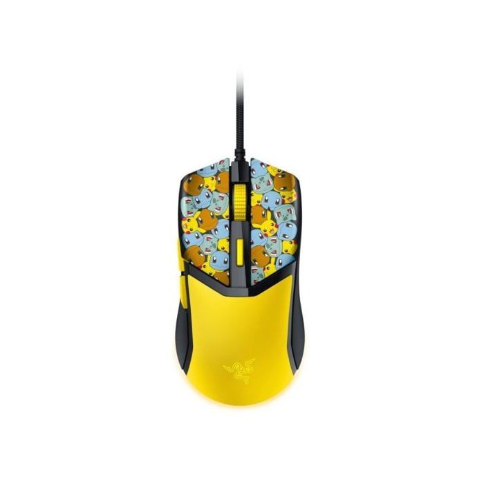 Souris Gaming - RAZER - Cobra Pokémon Kanto - Jaune - 8500 DPI - Razer Chroma RGB