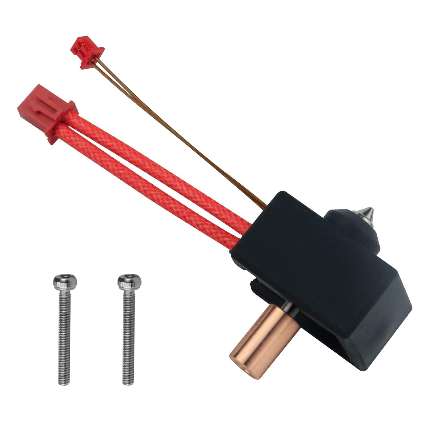 

Sprite Extruder Heating Block: Up to 300℃ 572℉, High Temperature Pro, Chrome Copper Titanium Alloy (TC4) Compatible with Creality Ender 3