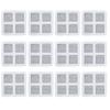 12/24Pieces Window Screen Mesh Patches for Apartments Keep Insect Out Adhesive Screen Broken Holes Repair Sticker