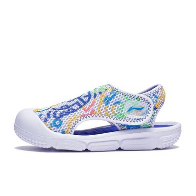 Li Ning Kinder Surging 2.0 Sportlicher Trend Leichte Stoßdämpfende Rutschfeste Sandalen Kinderschuhe YKKT014-3