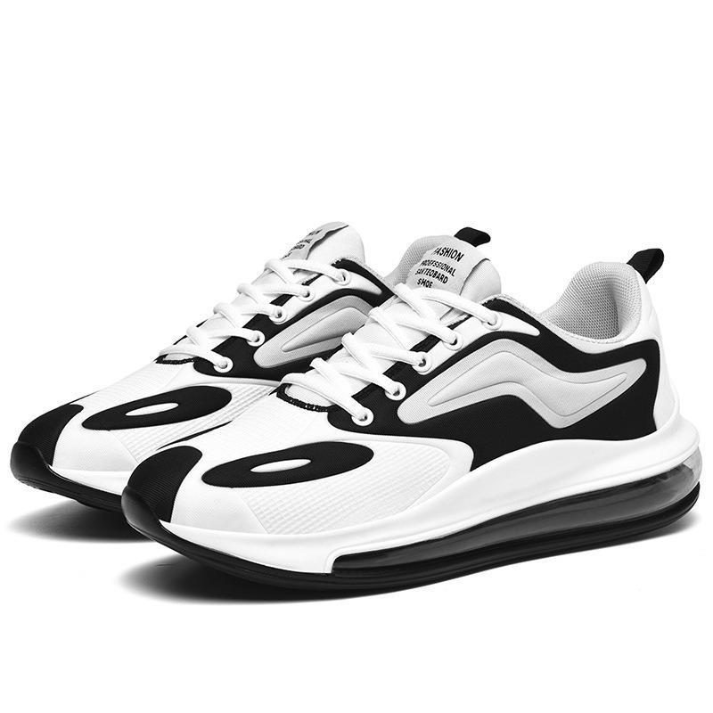 

Літні кросівки з повітряною подушкою великих розмірів для чоловіків і жінок, зручне спортивне взуття, дихаючі кросівки, додають модності 46 білий