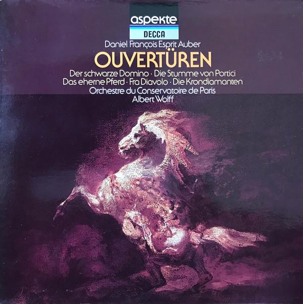 

LP Record ALBERT WOLFF ORCHESTRE DE LA SOCI Auber Overtures 642342AH Decca Germany Classical Used