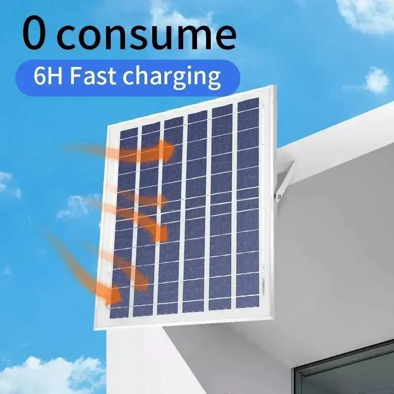 NEW 60W-500W LED Solar Ceiling Light Outdoor Waterproof Solar Lamp with Remote Control 5M Lines Zero Power for Corridor Garden