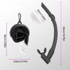 Tubes Respirants en Silicone Fiables Pliables de Grand Diamètre Masques de Snorkeling pour Améliorer le Confort Pendant le Snorkeling