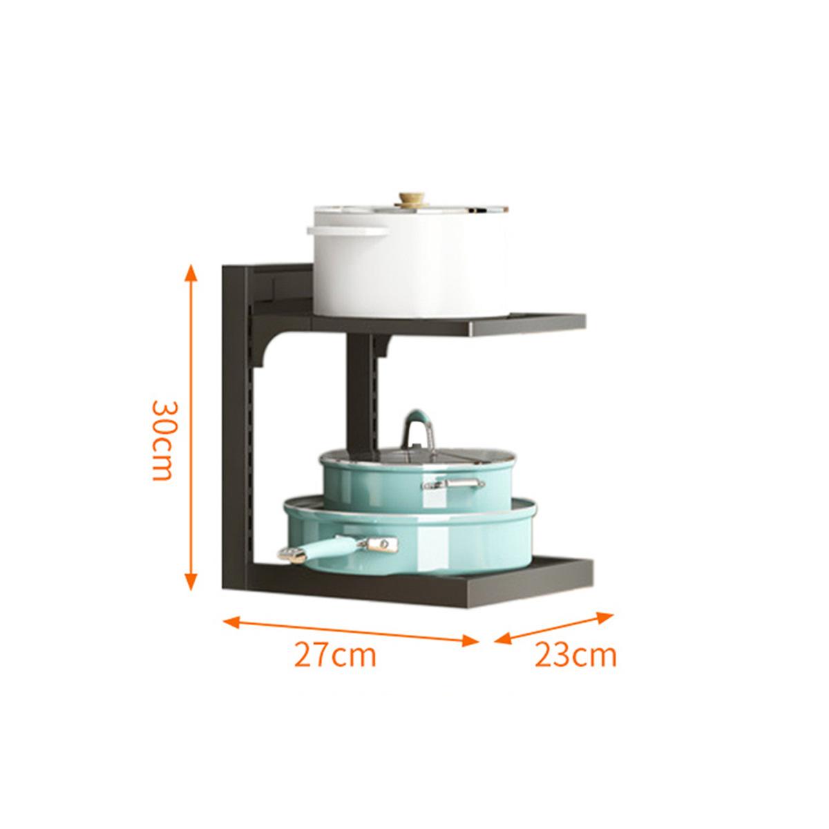 

Многоярусная стойка для хранения кухонной раковины, стойка для хранения кухонной плиты для дома, шкафы для столешницы, регулируемая подставка для кастрюль