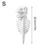 Pet Dinosaur Costume Plush 3D Skeleton Outfit Dress Up Prop Halloween Pet Costume For Puppy Kitten Daily Birthday Party Festival